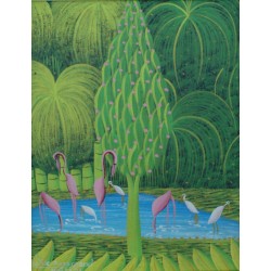 The Four Flamingos
