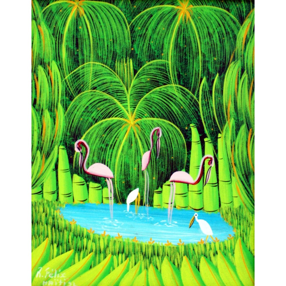 The Three Flamingos