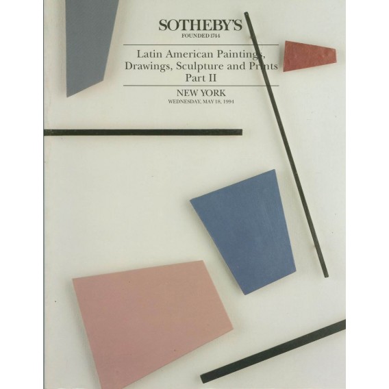 Sotheby's Latin American Paintings, Drawings, Sculpture and Prints New York 05/19/94